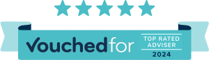 VouchedFor Top Rated Adviser 2024